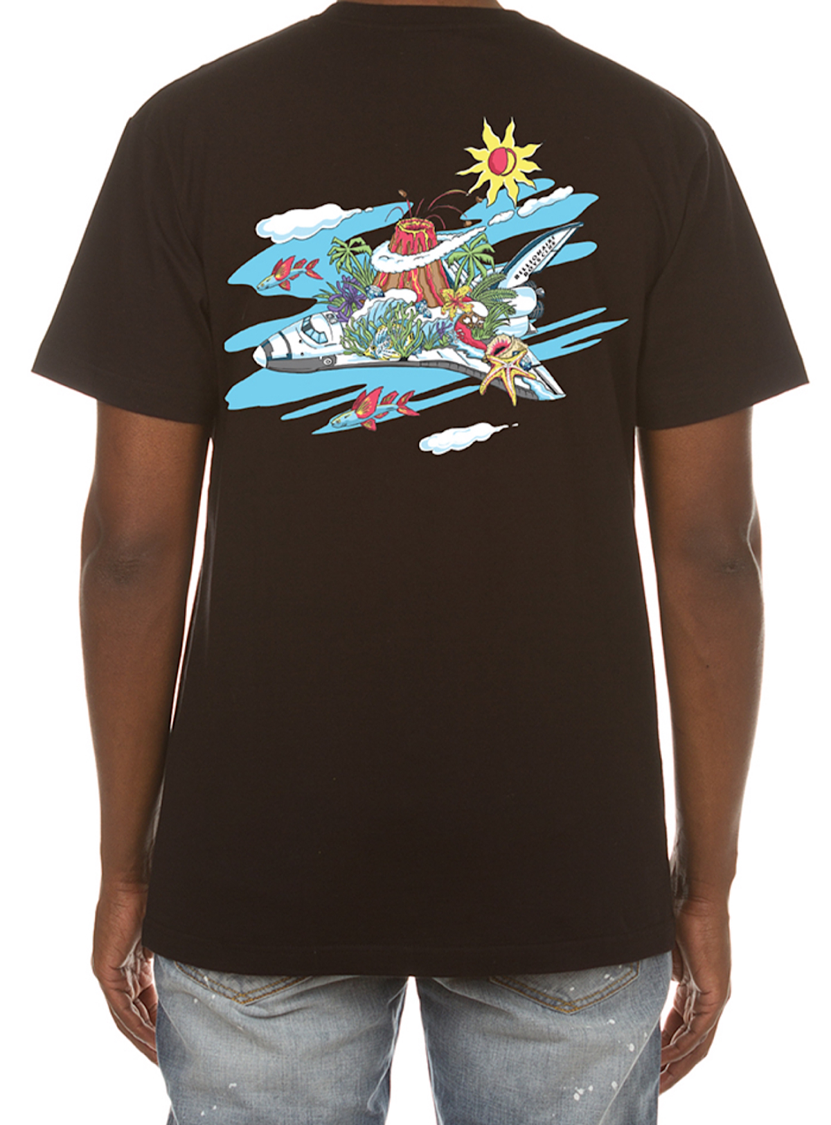 Billionaire Boys Club T-Shirt - BB In Clouds - Black - 841-3203