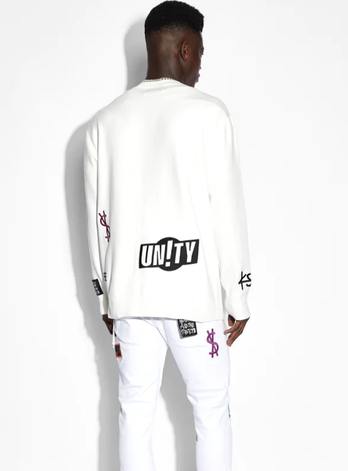 Ksubi Jeans - Collective Cardigan - White - MPS23KW004