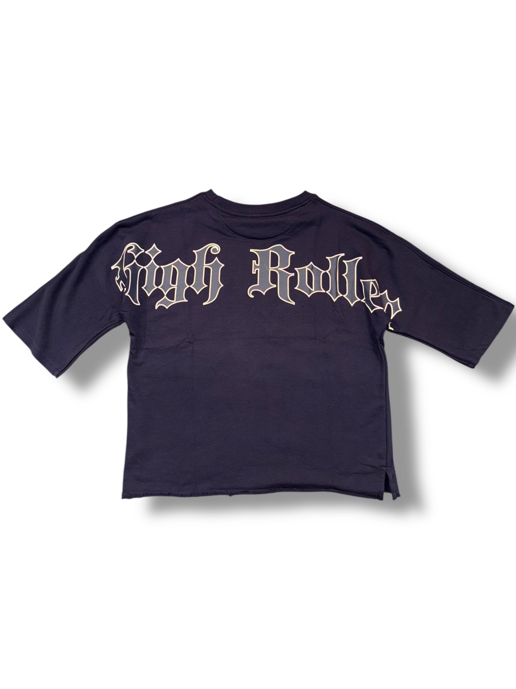 Focus T-Shirt - Hustler Crop Stone - Blue - 80717