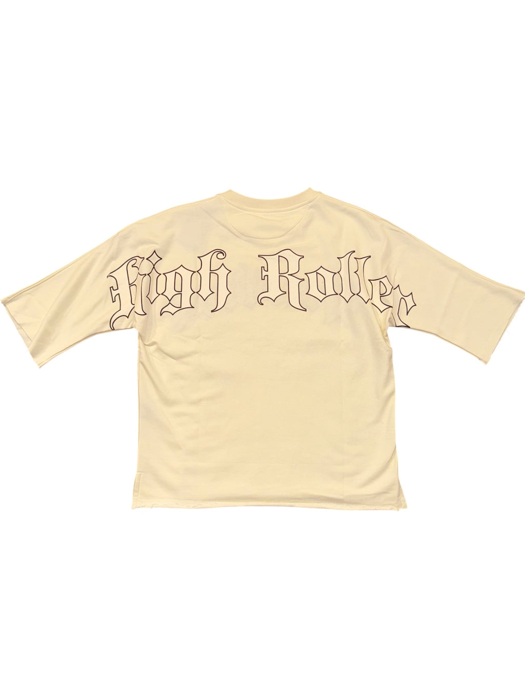 Focus T-Shirt - Hustler Crop Stone - Ivory - 80717