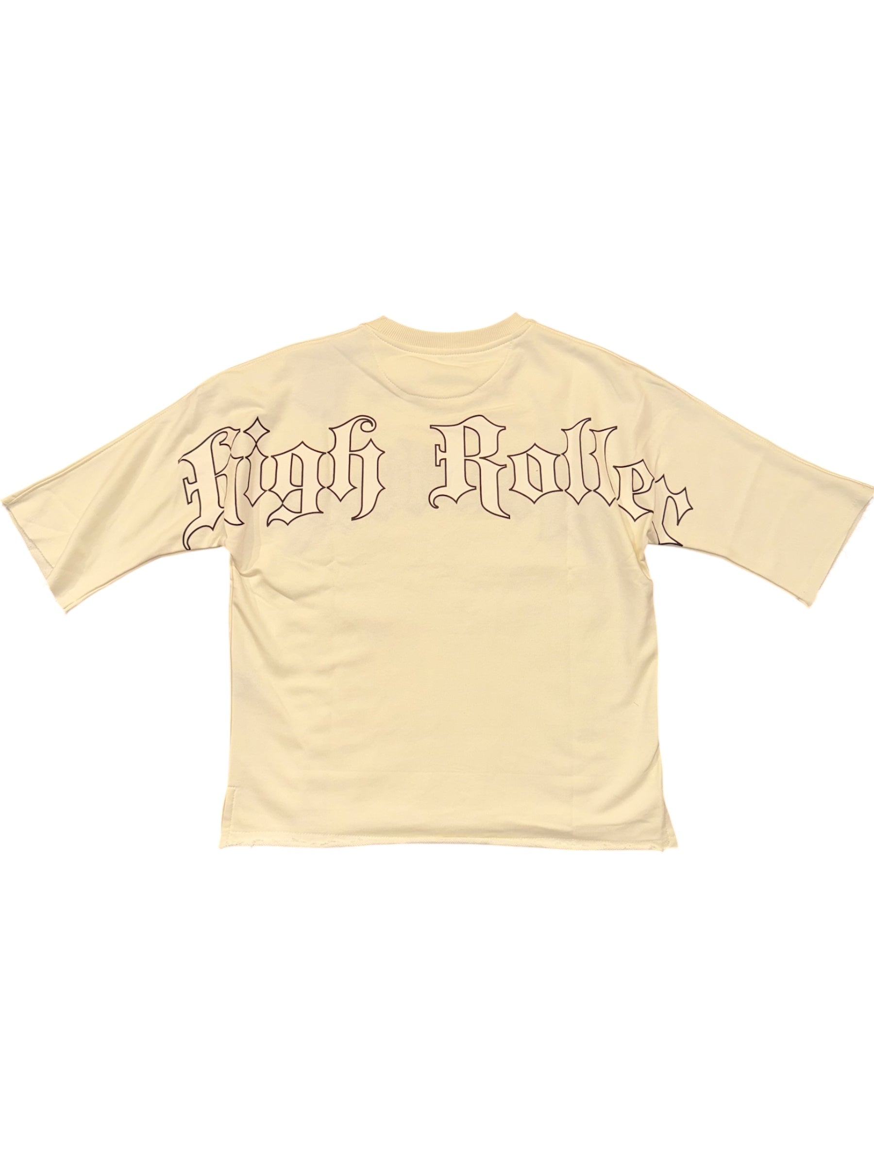 Focus T-Shirt - Hustler Crop Stone - Ivory - 80717