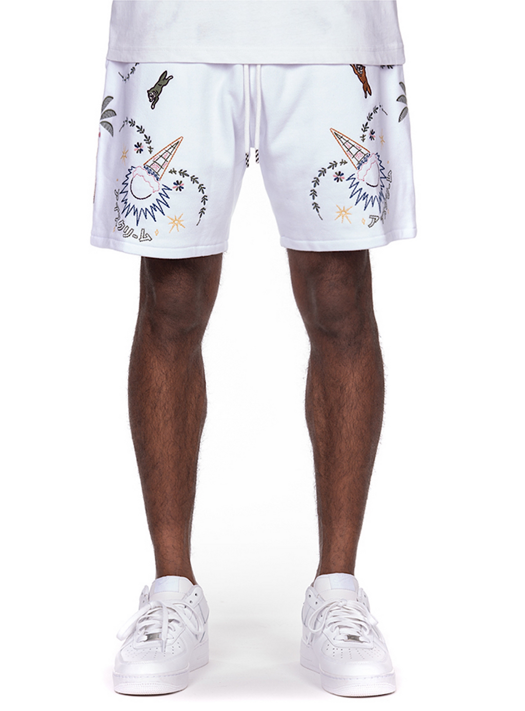 Icecream Shorts - Starry - White - 441-3106