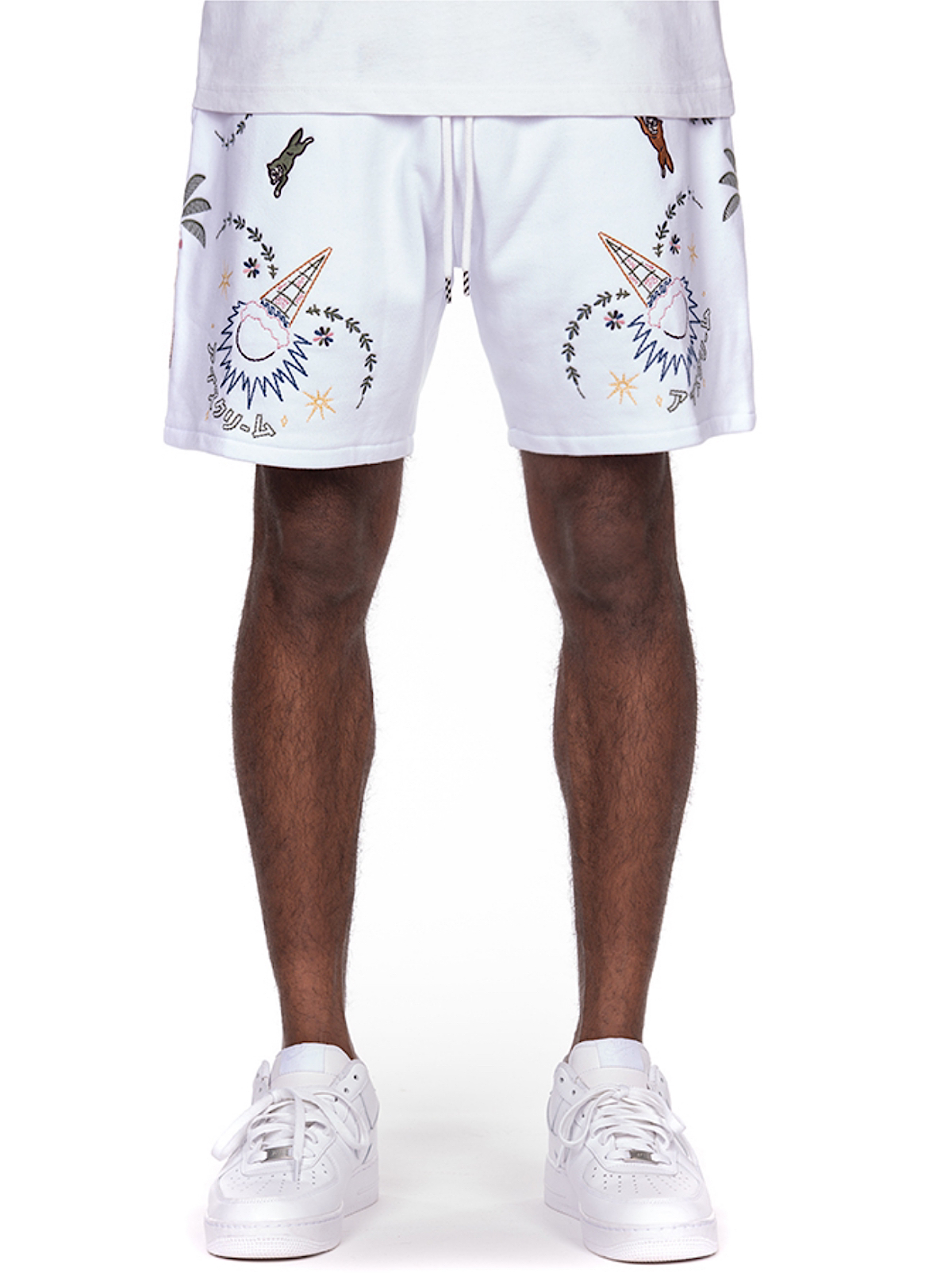 Icecream Shorts - Starry - White - 441-3106