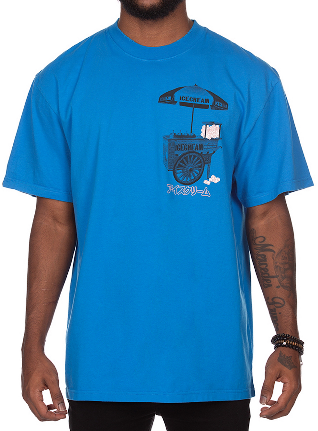 Icecream T-Shirt - Cart SS Oversized - French Blue - 441-3303
