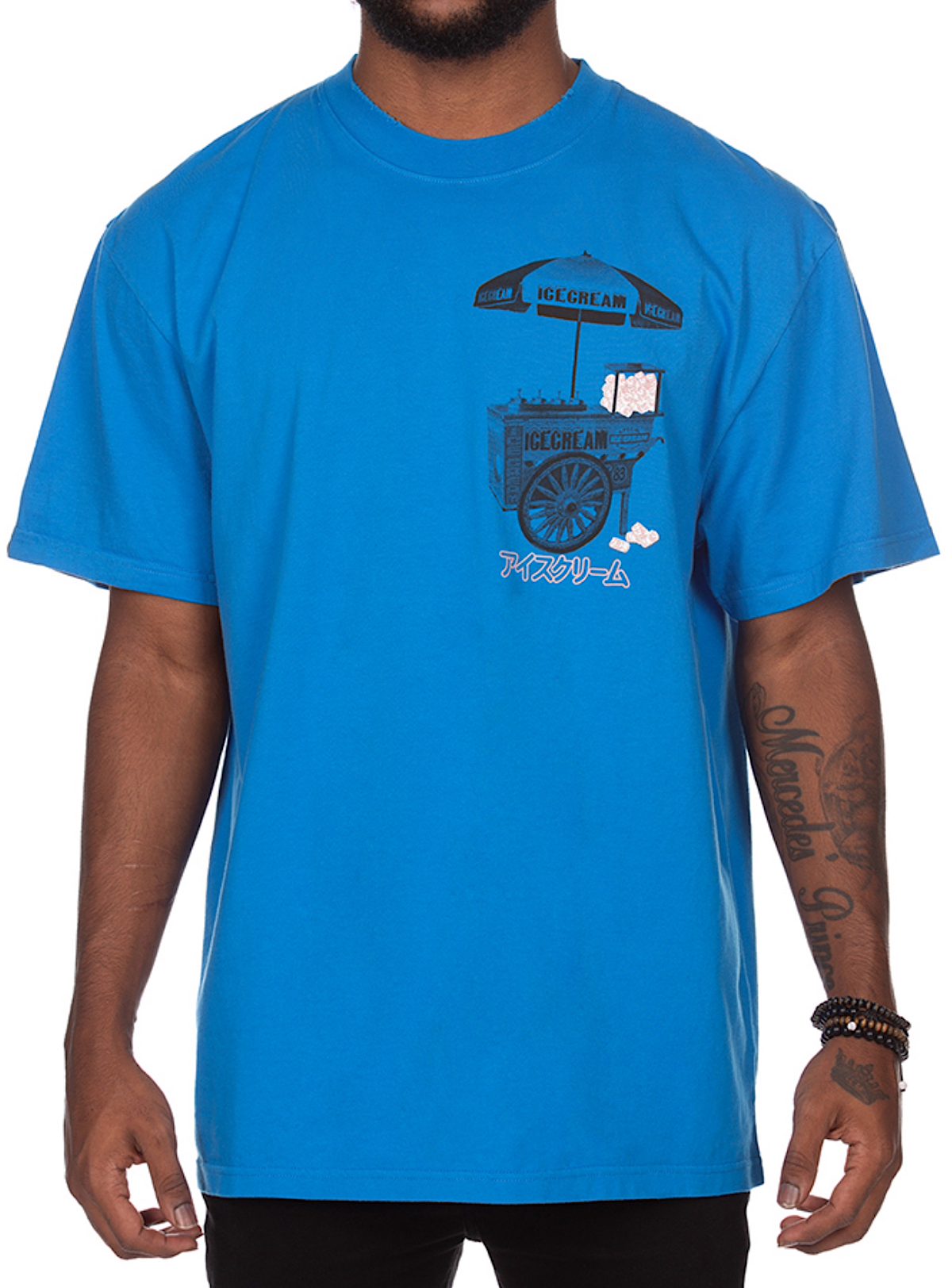 Icecream T-Shirt - Cart SS Oversized - French Blue - 441-3303