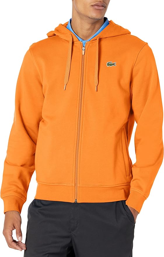 Lacoste Hoodie - Logo Zip - Orange-TV1 - SH1551