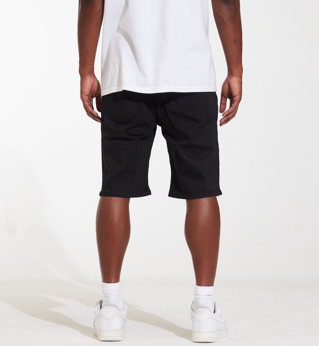 Crysp Denim Shorts - Joe Short - Washed Black - (CRYSUM25-206)