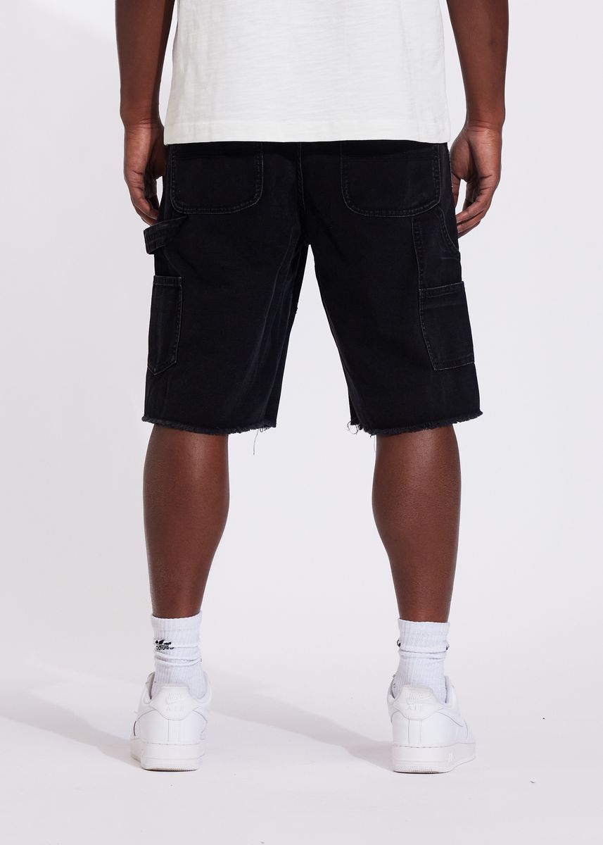 Crysp Denim Shorts - Joe Short - Washed Black - (CRYSUM25-206)