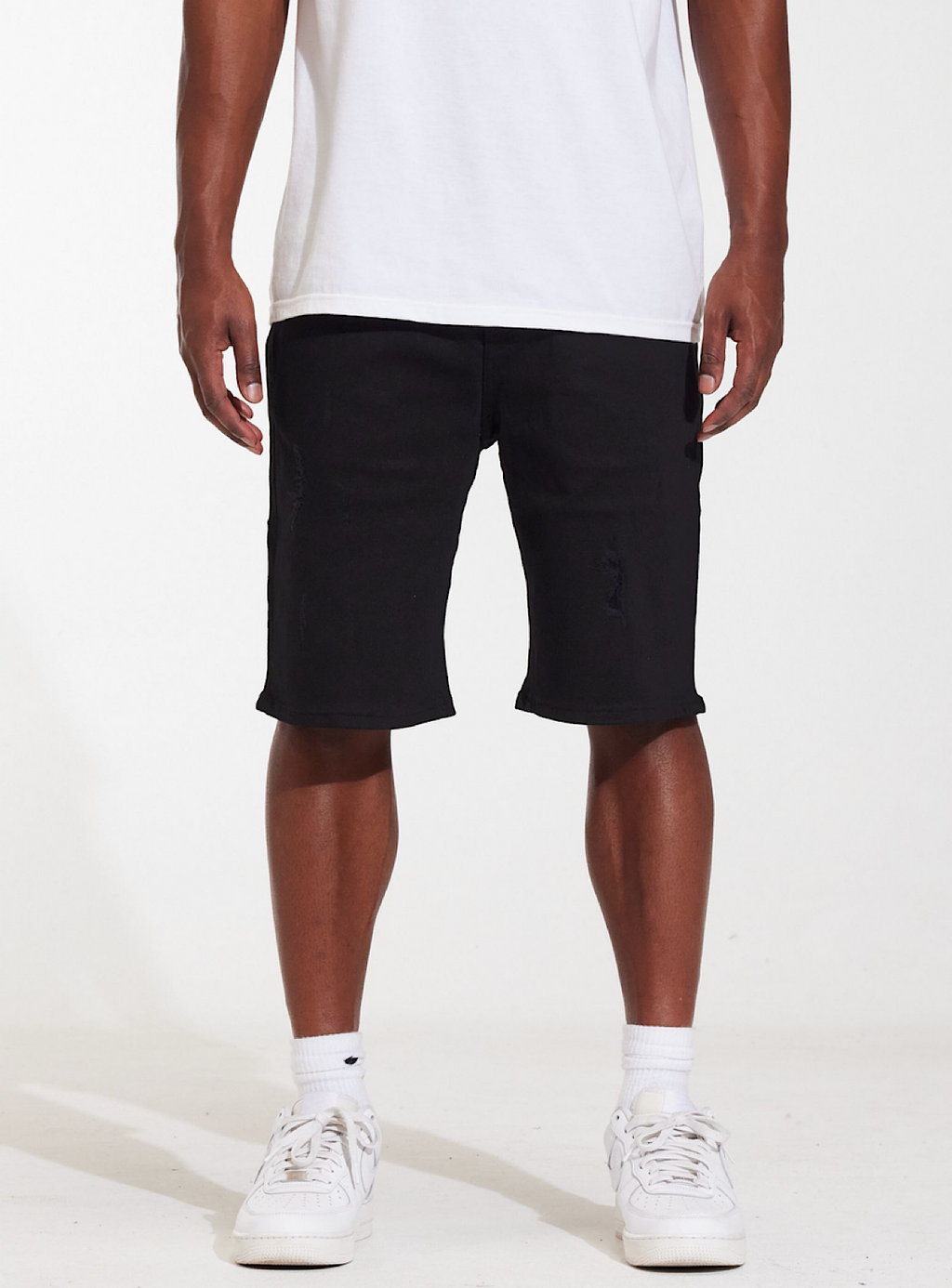 Crysp Denim Shorts - Atlantic - Black - (CRYSPSUM24-035)