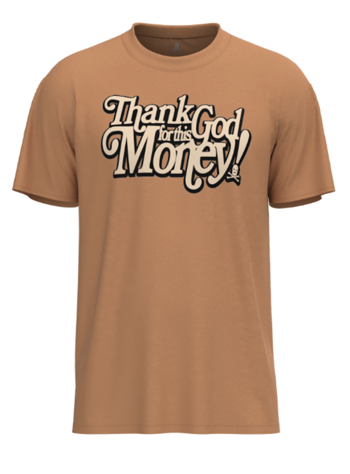 Point Blank T-Shirt - Thank God For This Money - Toasted Coconut