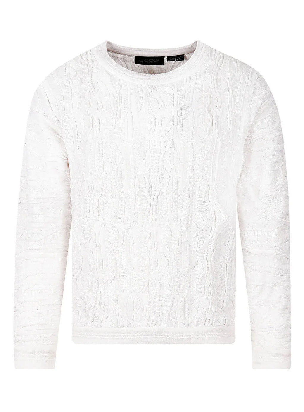 Coogi Sweater - Special Edition Whiteout Crewneck - White