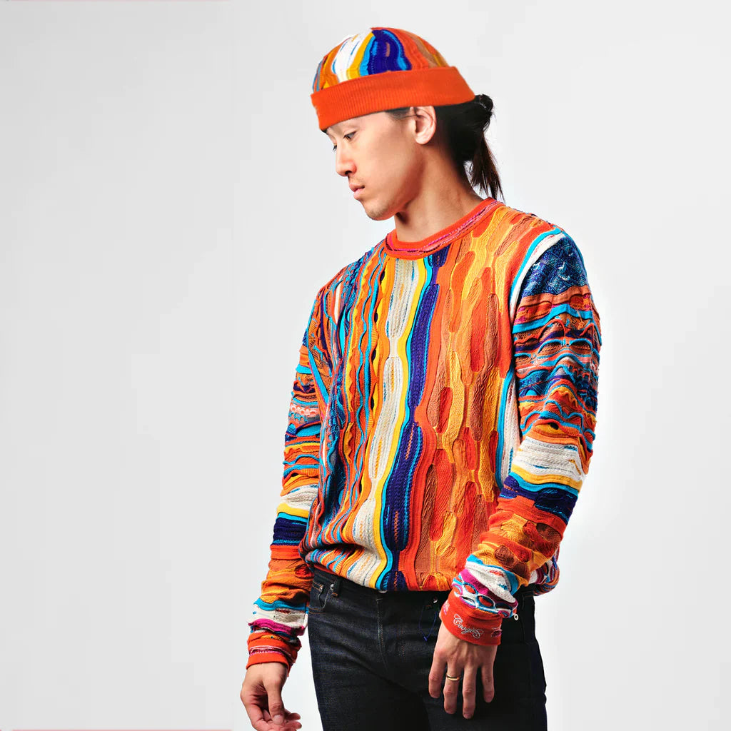 Coogi Hat - Birdsville Skully - Multi Orange - C83101