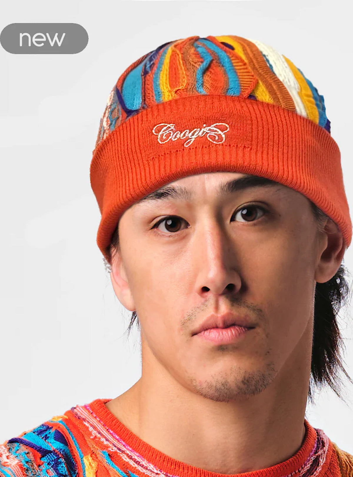 Coogi Hat - Birdsville Skully - Multi Orange - C83101