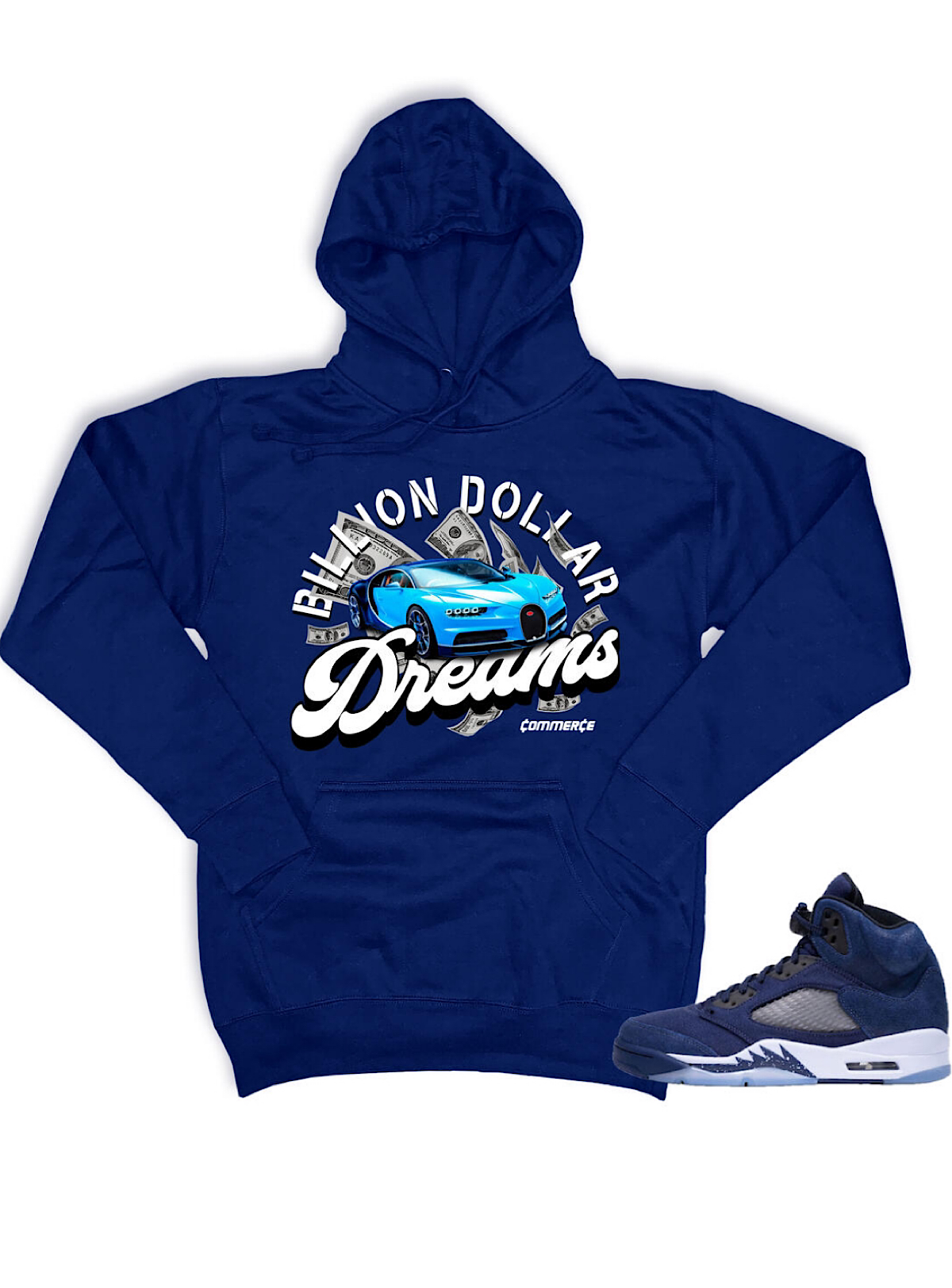 Commerce Hoodie - Dreams - Navy Blue - CH71