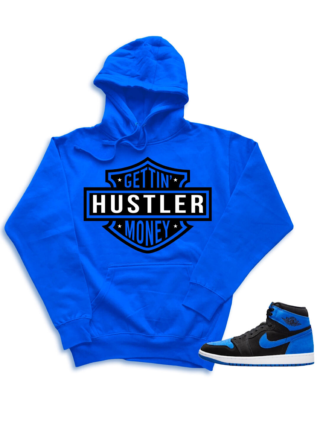 Commerce Hoodie - Hustler - Royal Blue - CH70