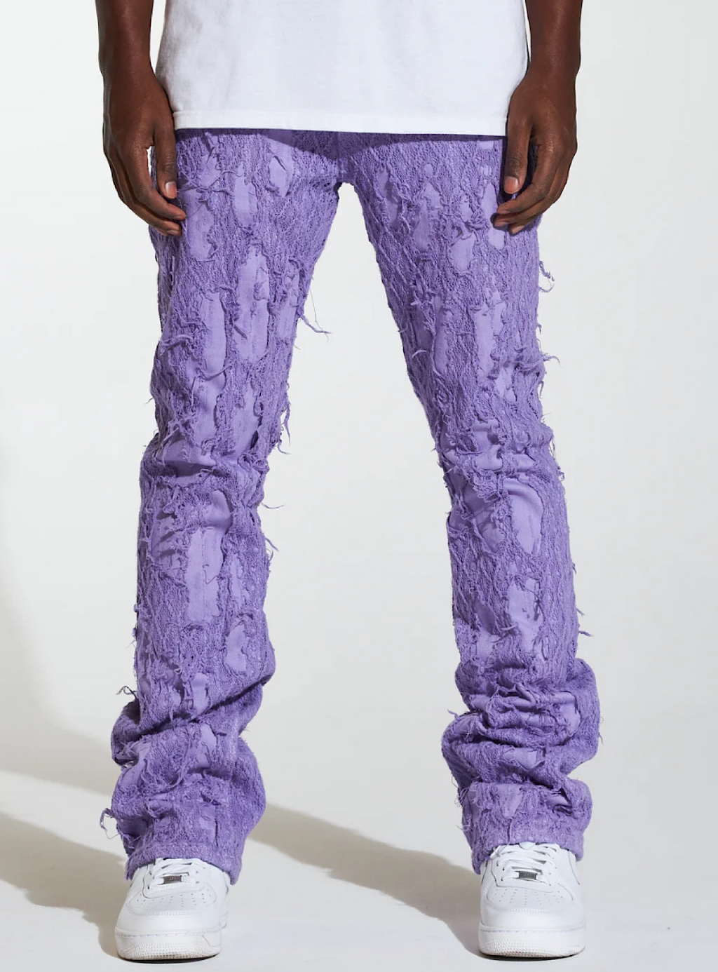 Crysp Denim Jeans - Kai Stacked - Purple - CRYSPHOL23-10