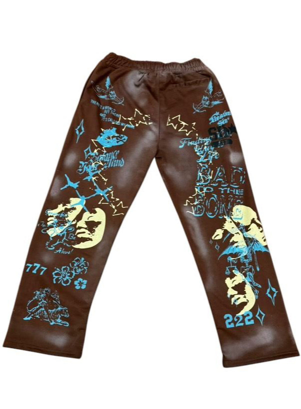 Heaven Sin Sweatpants - 777 Sin - Brown - HS979