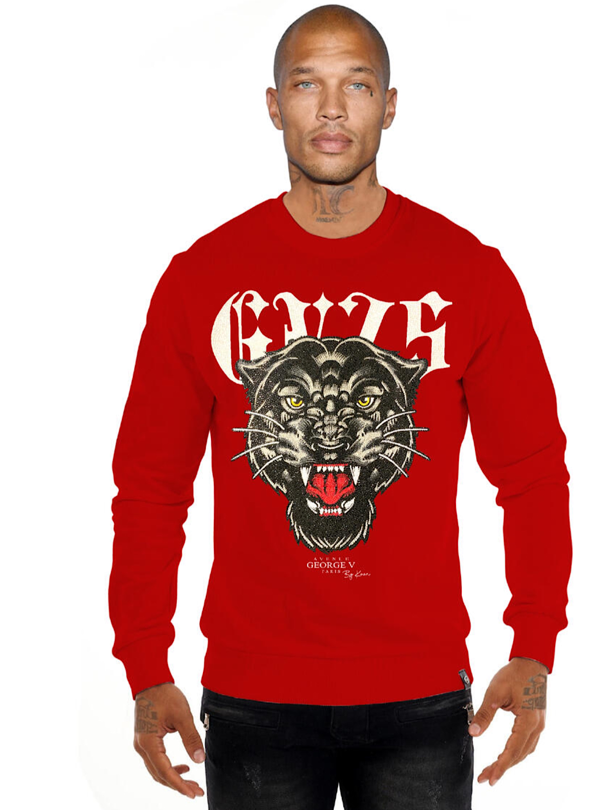 George V Sweater - GV75 Panther - Red - GV2632