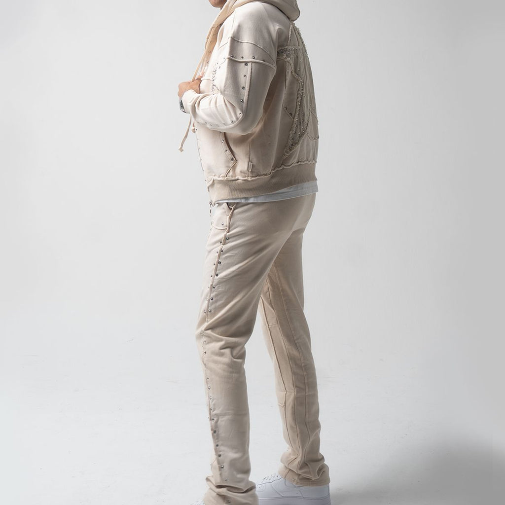 Hudson Sweatsuit - Star Fleece - Sail Beige - 605