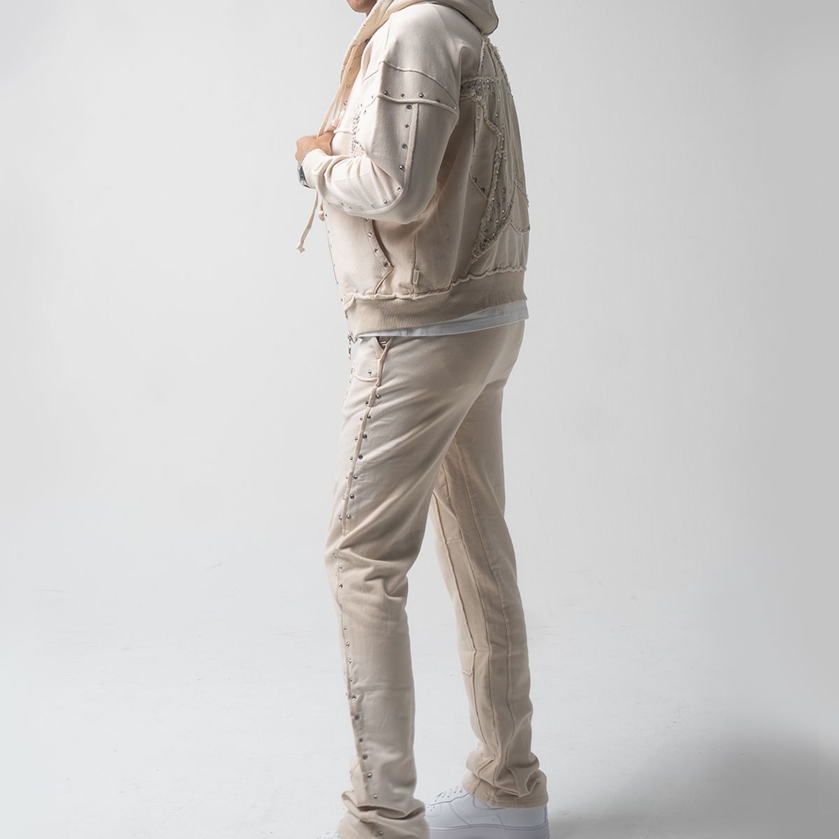 Hudson Sweatsuit - Star Fleece - Sail Beige - 605