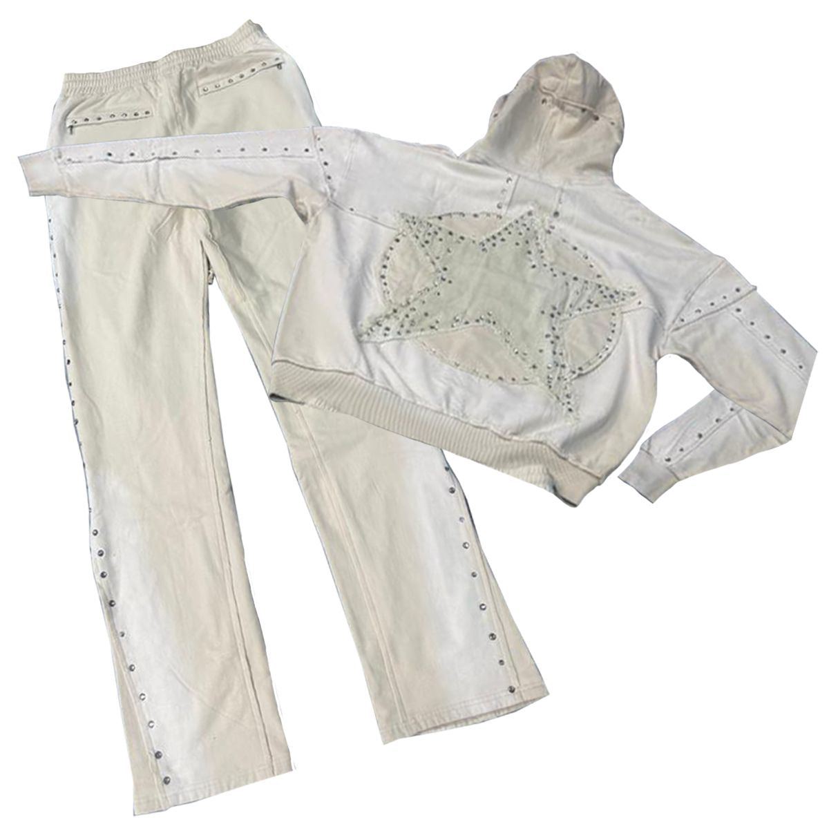 Hudson Sweatsuit - Star Fleece - Sail Beige - 605