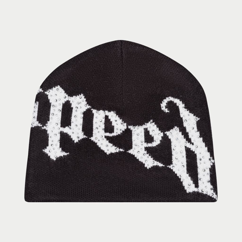 Godspeed Beanie - OG Logo Studded - Black And White