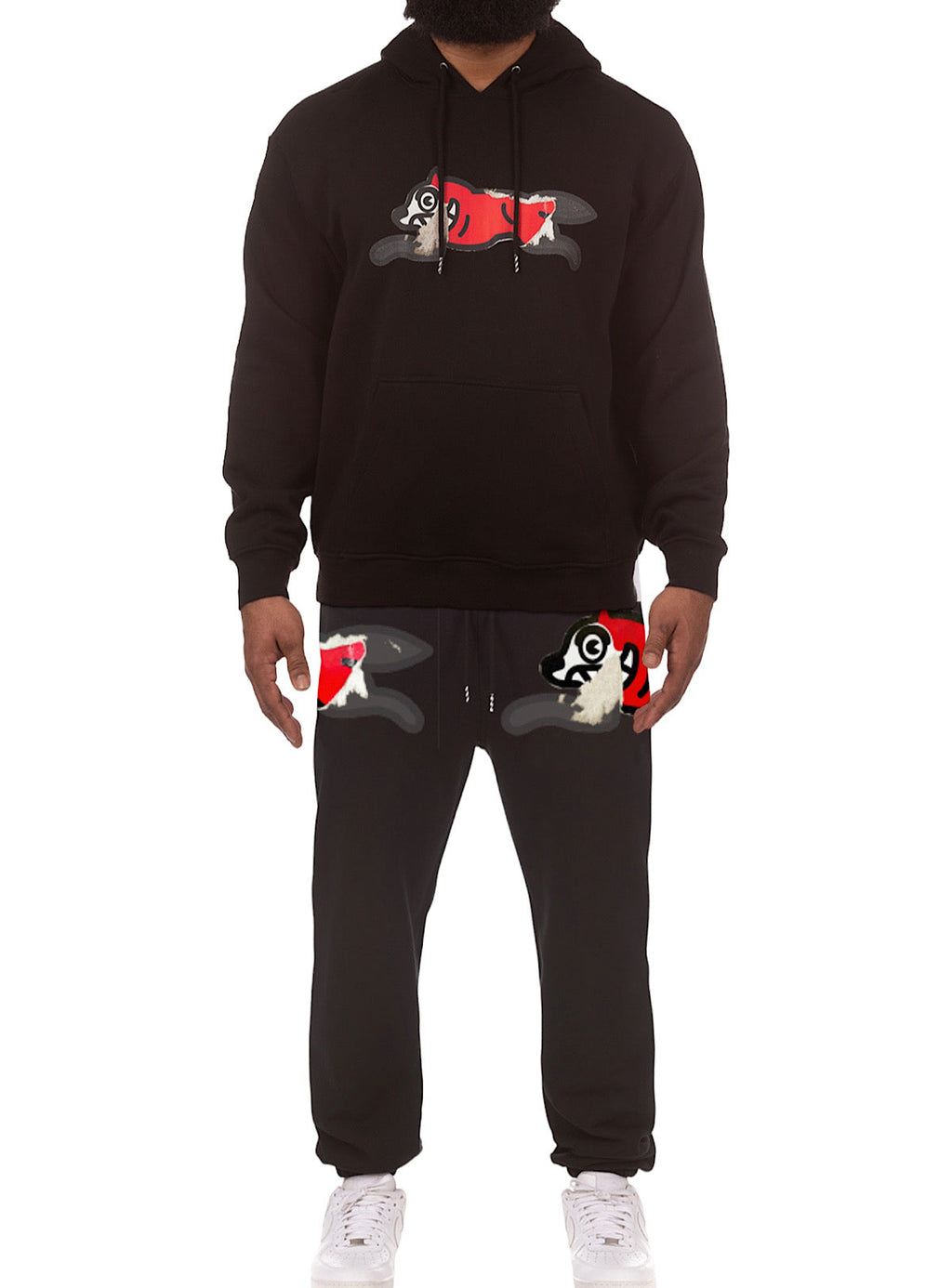 Icecream Sweatsuit - Sticker - Black - 431-7303