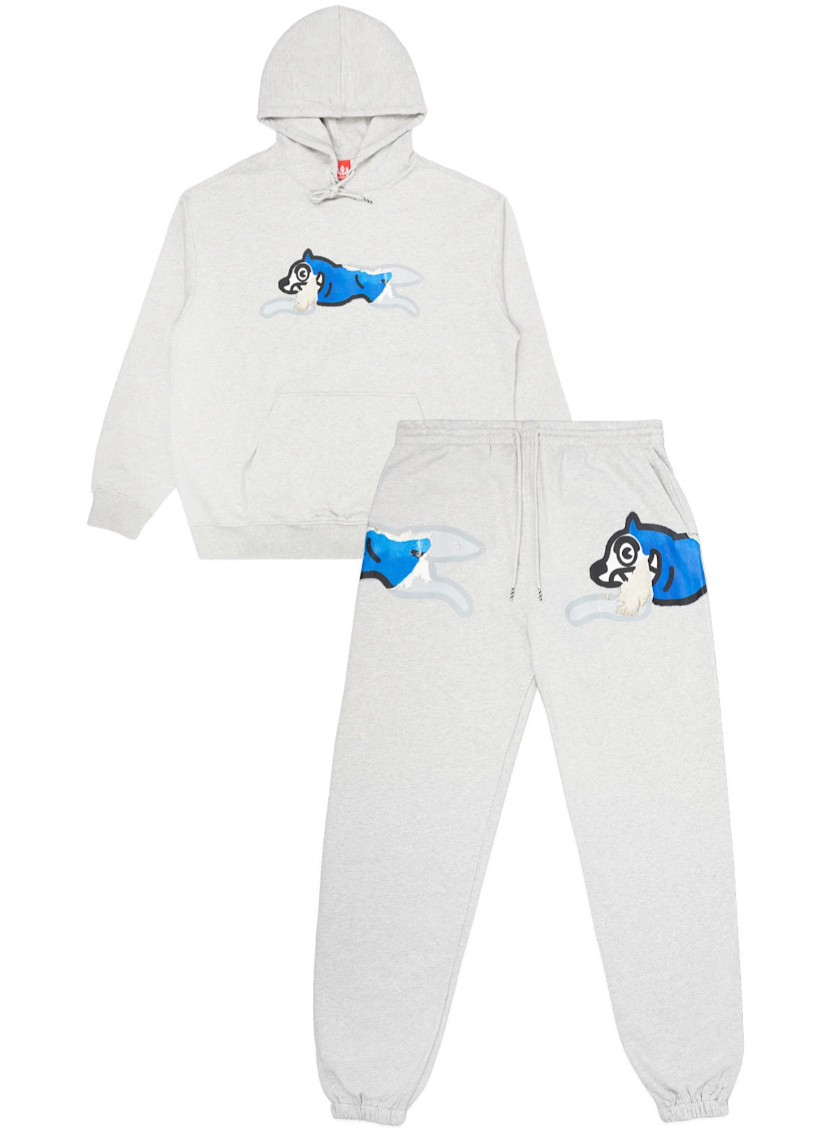 Icecream Sweatsuit - Sticker - Heather Grey - 431-7303