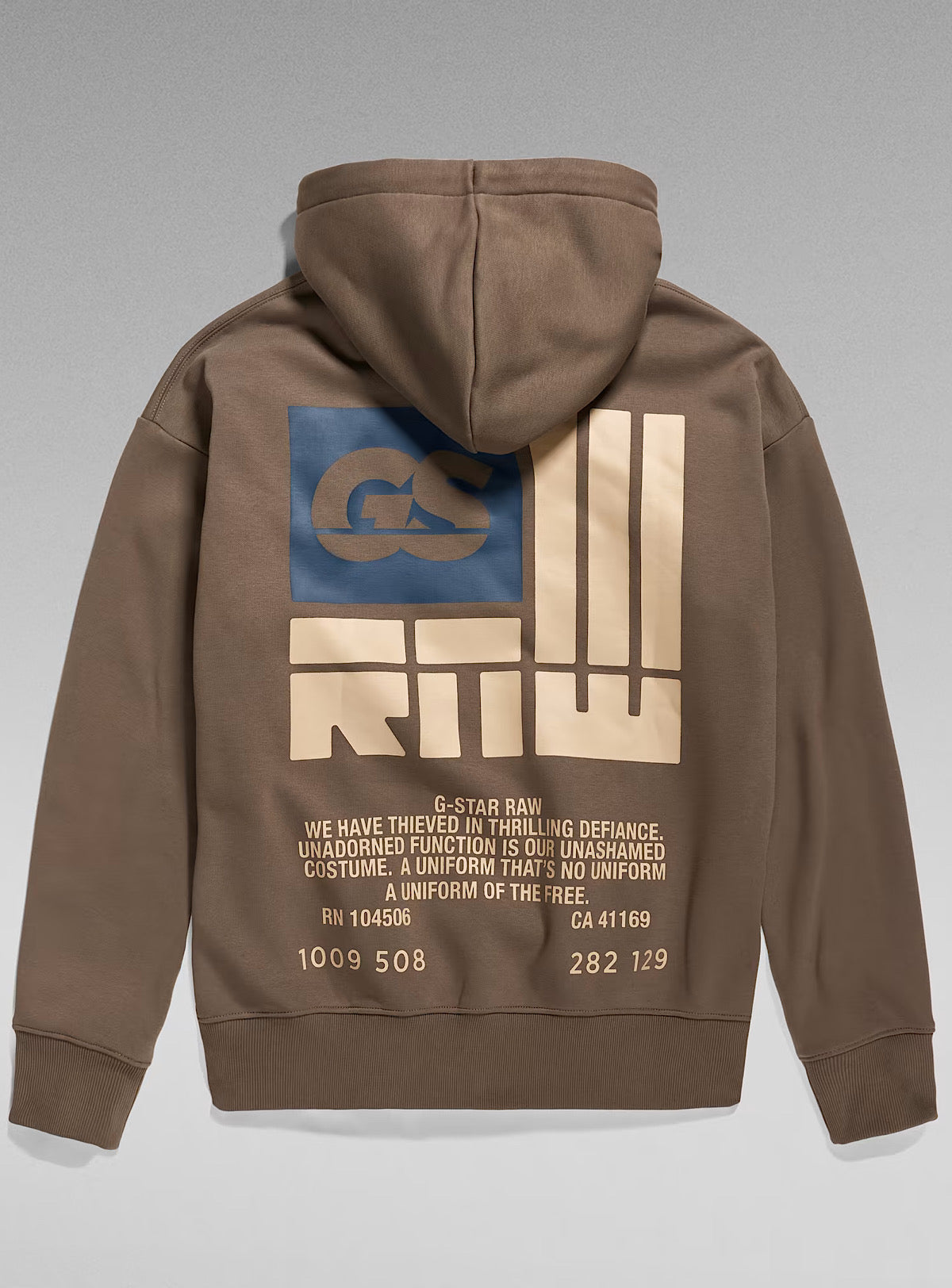 G-Star Hoodie - Raw Back Loose - Turf Green - D23482