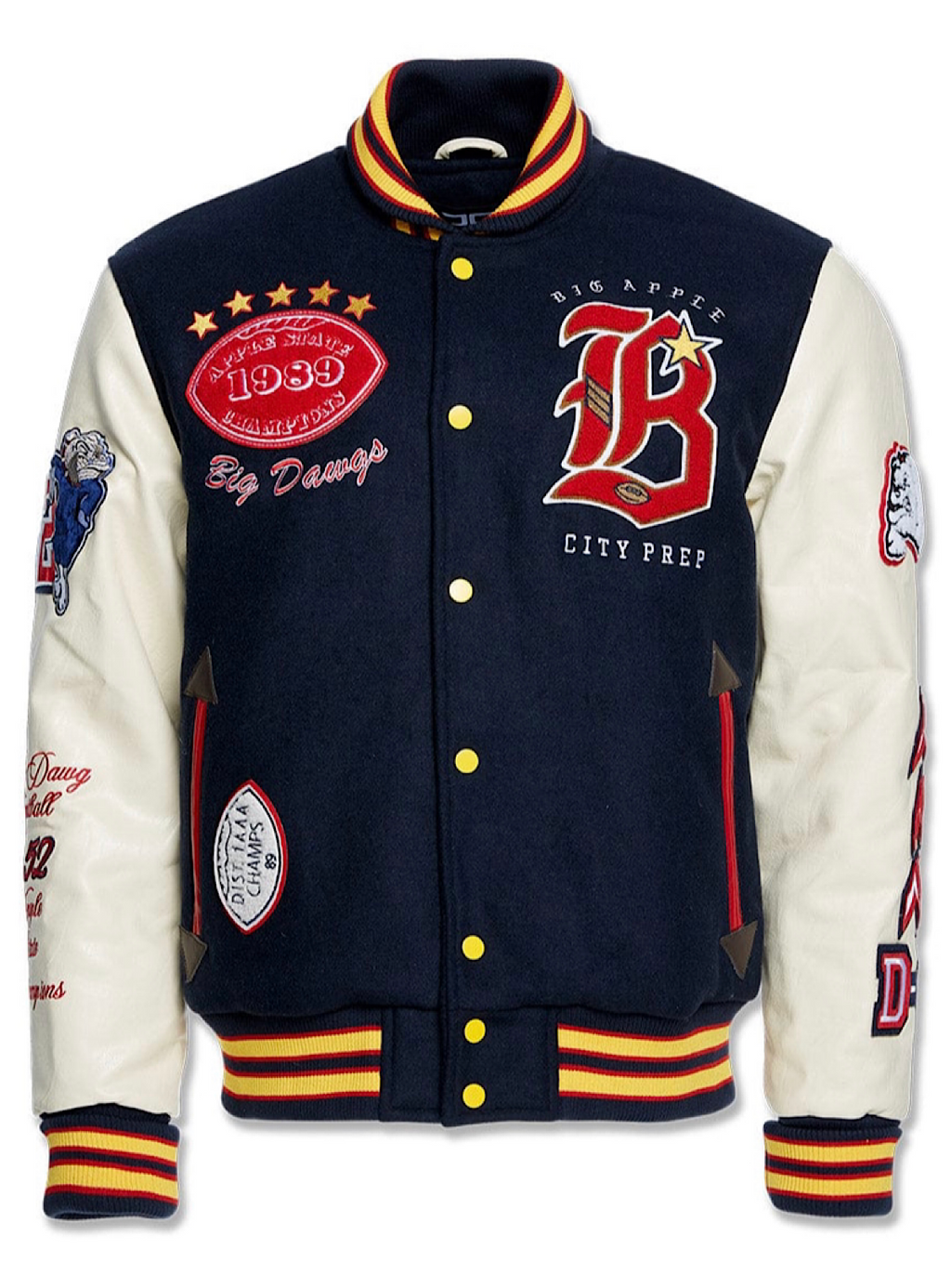 Jordan Craig Jacket - City Football Varsity - Navy - 91621