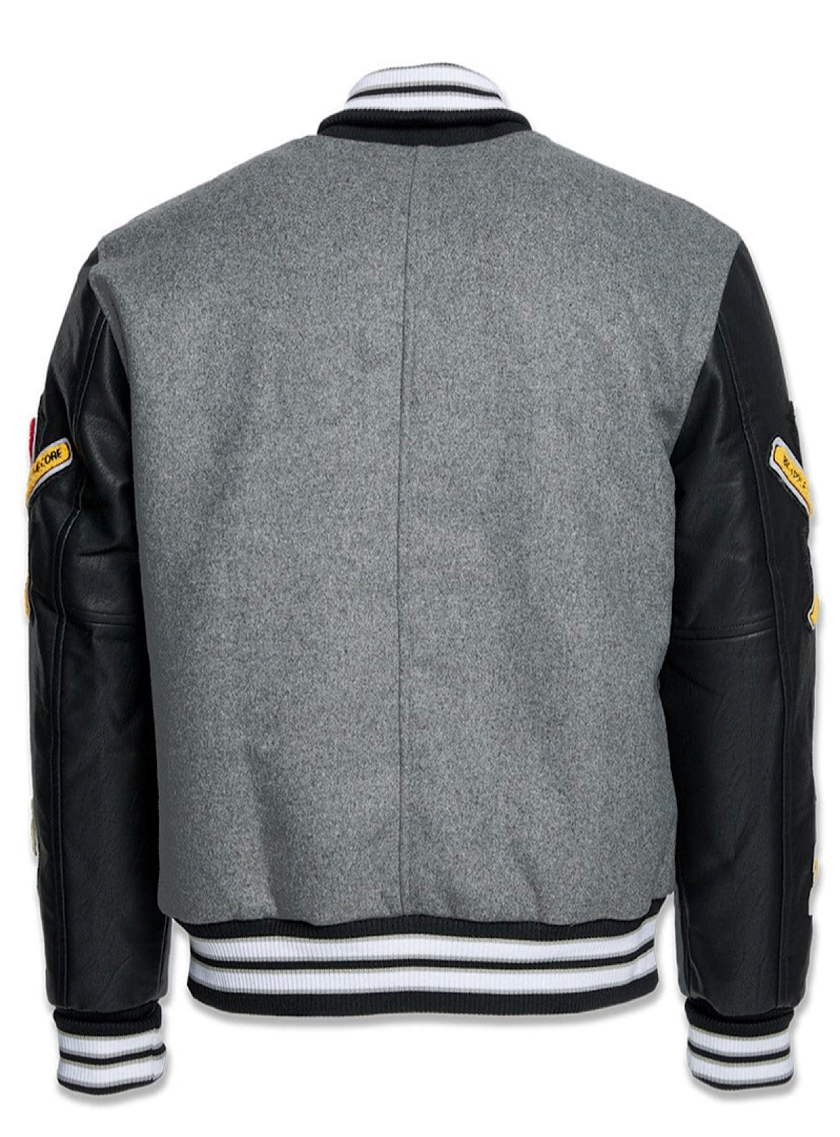 Jordan Craig Jacket - City Baseball Varsity - Grey - 91619
