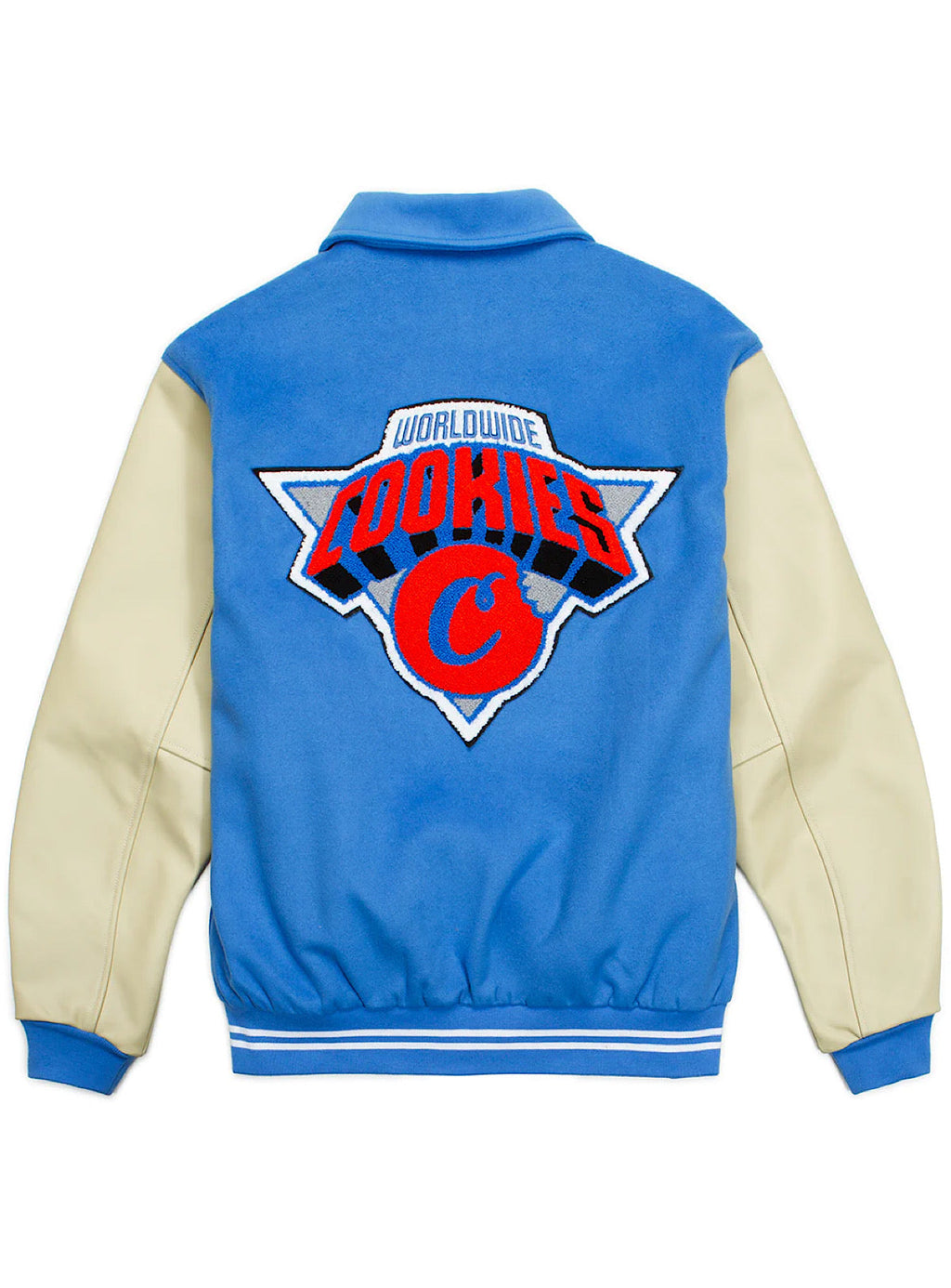 Cookies Jacket - Full Clip Melton Wool - Blue - CM241OLC02