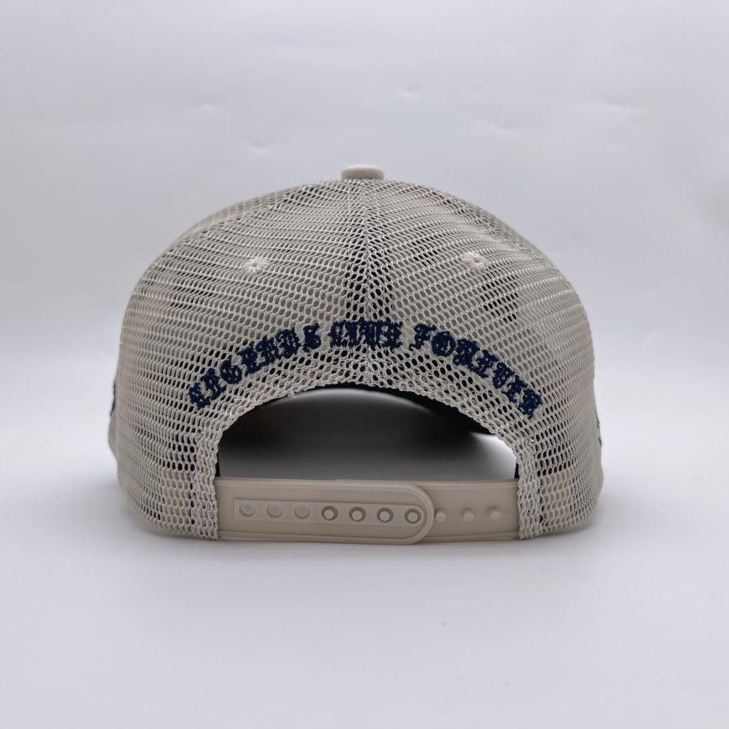 Hudson Hat - Diamond 777 Suede Trucker - Cream - CD0355
