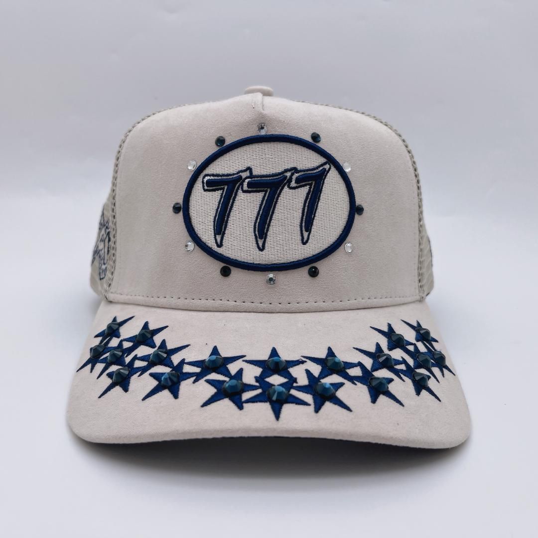 Hudson Hat - Diamond 777 Suede Trucker - Cream - CD0355