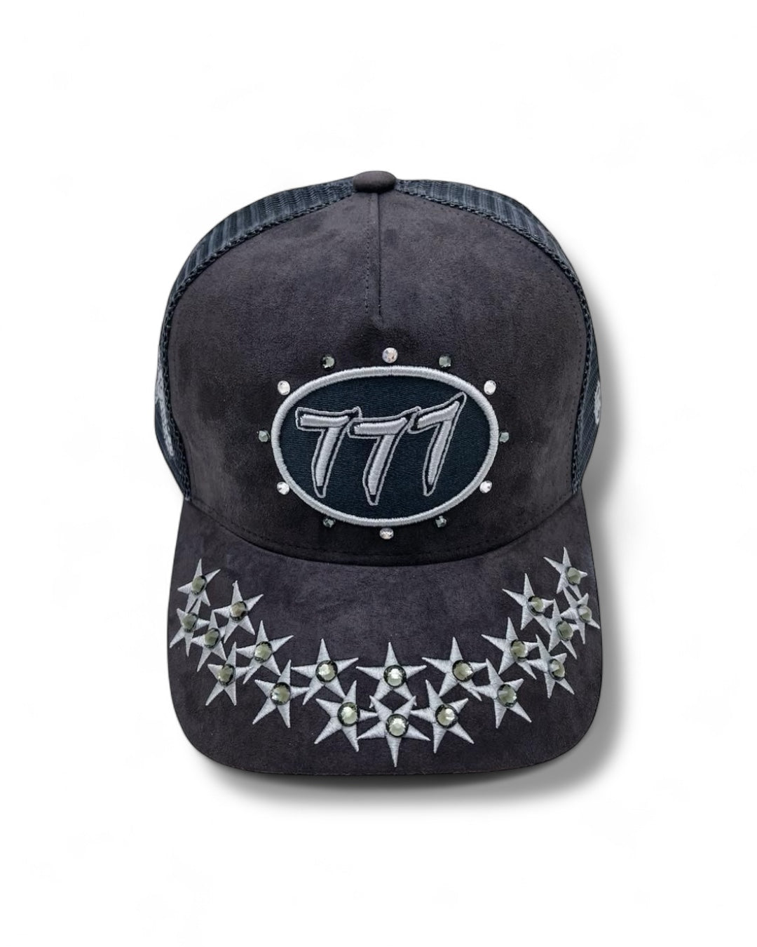 Hudson Hat - Diamond 777 Suede Trucker - Grey - CD0345