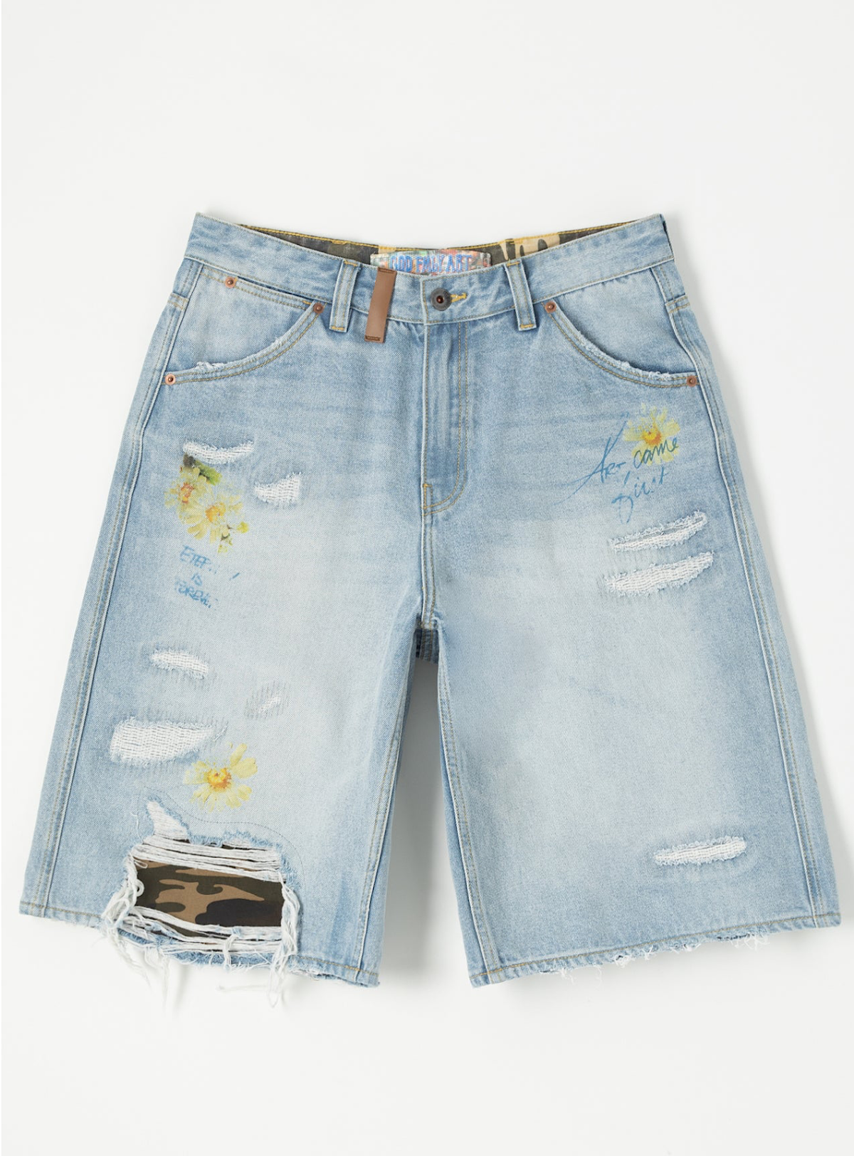GFA Manasseh Shorts - Barnes Jort Jean Shorts - Spring Rainwash - 051-2104