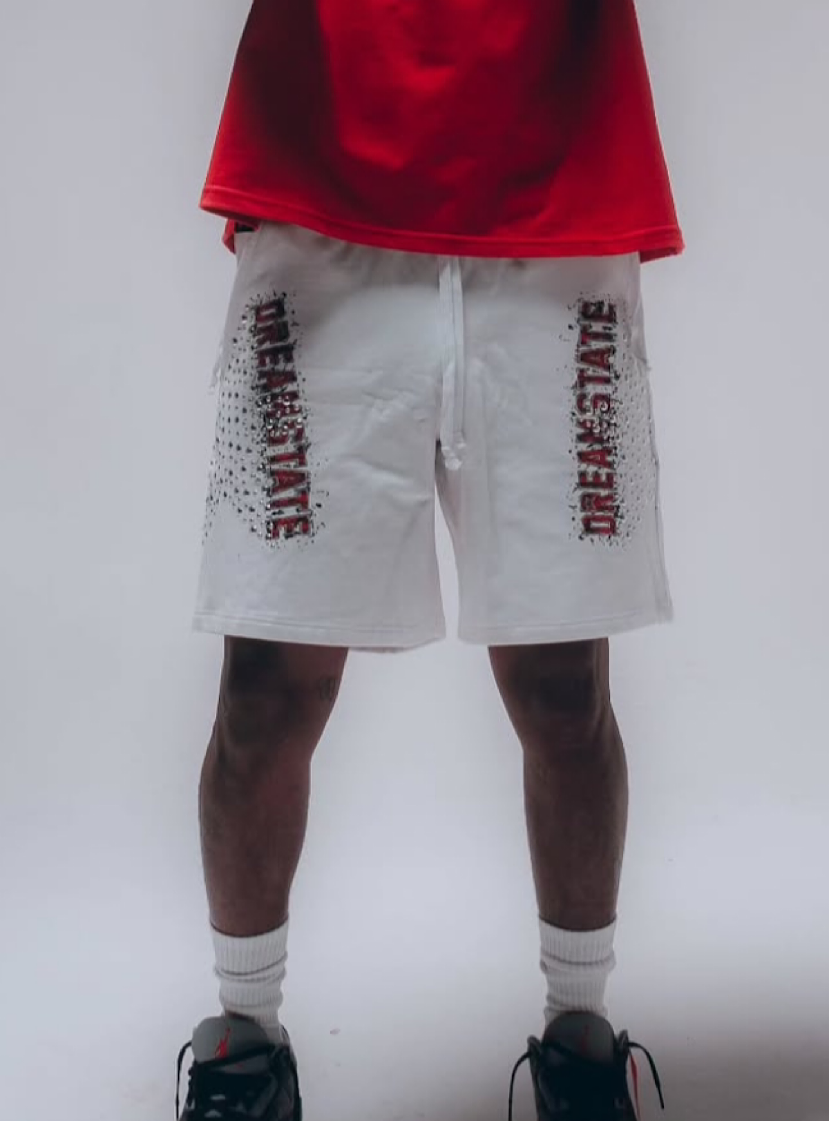 Hudson Outerwear Shorts - Dreamstate Fleece - White - 580B