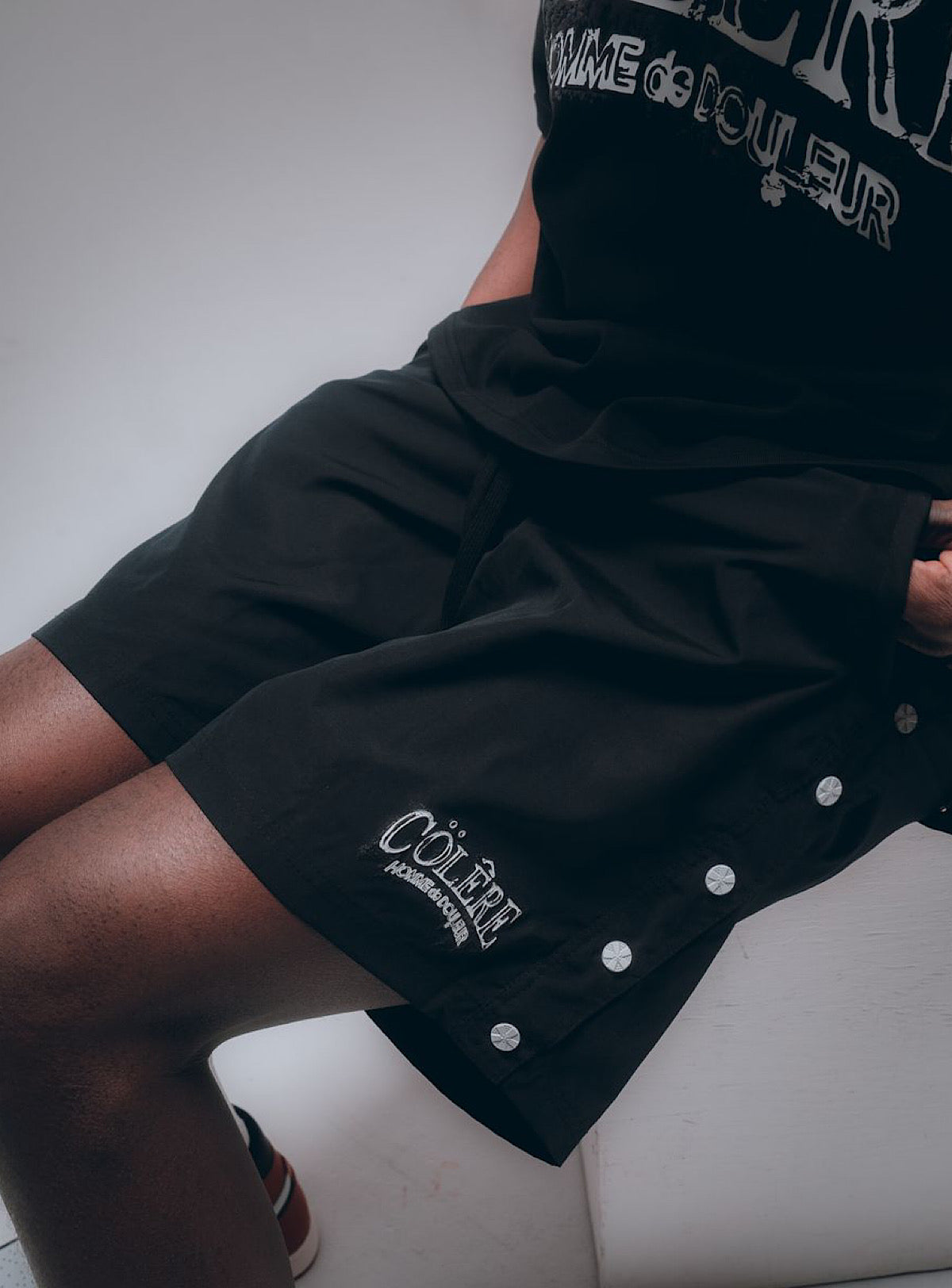 Hudson Outerwear Shorts - Colere Snap Off Nylon - Black - 574B