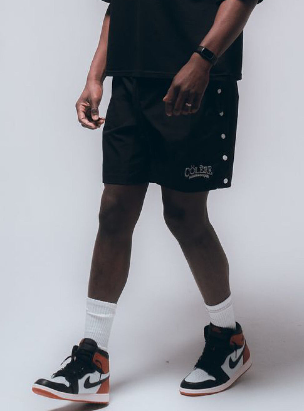 Hudson Outerwear Shorts - Colere Snap Off Nylon - Black - 574B