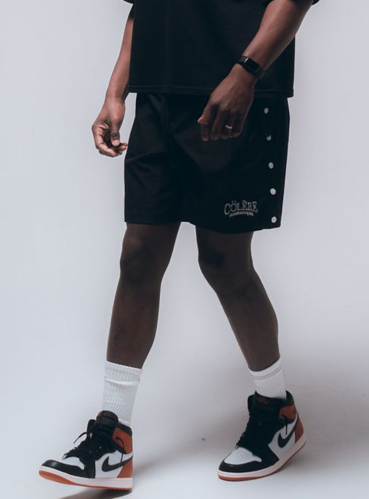 Hudson Outerwear Shorts - Colere Snap Off Nylon - Black - 574B