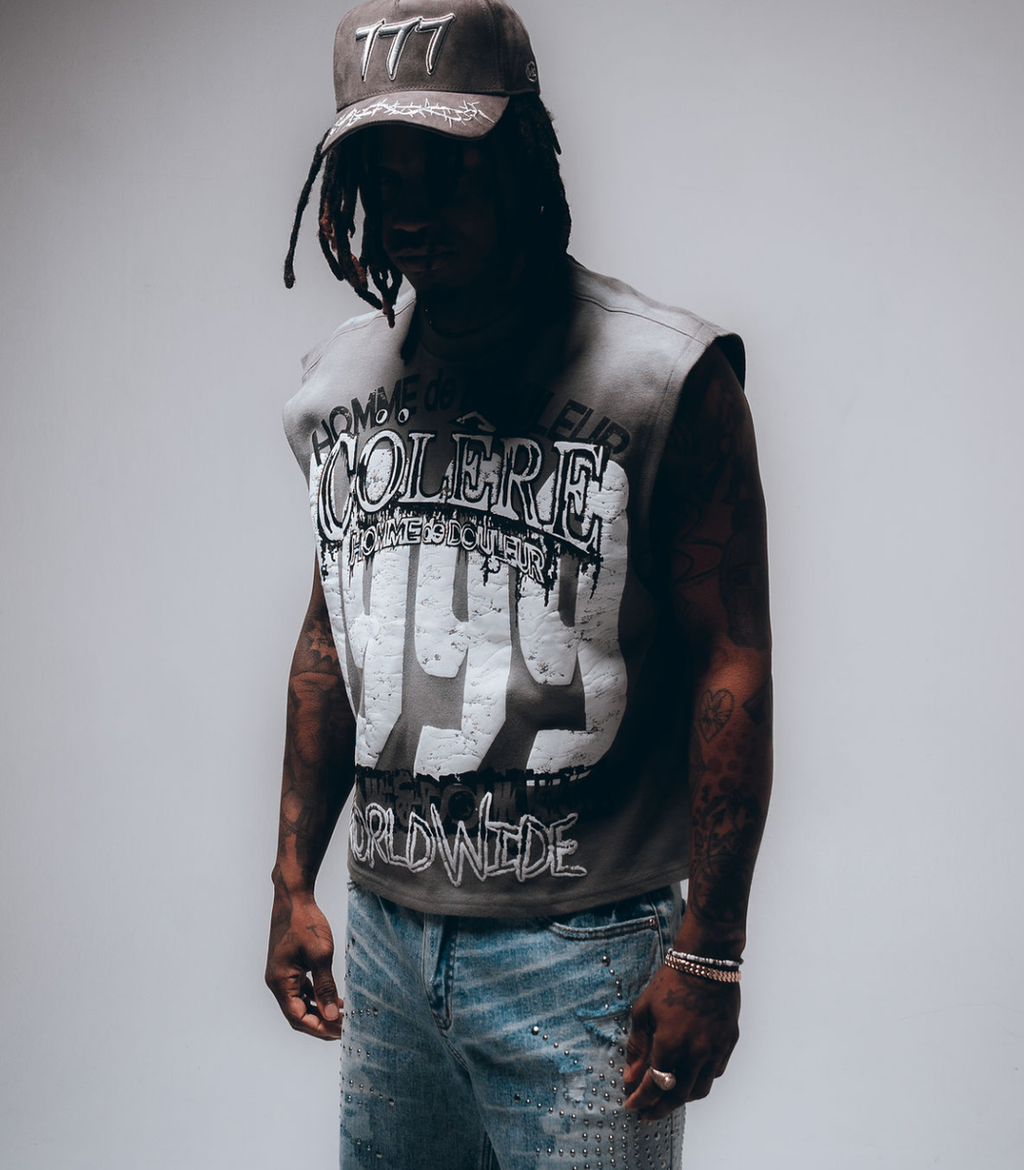 Hudson Outerwear T-Shirt - Colere Sleeveless - Grey - 572B