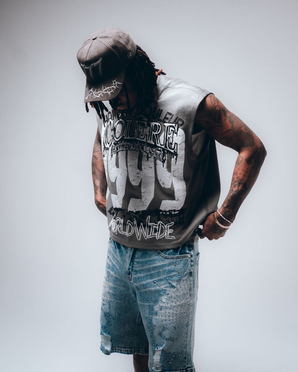 Hudson Outerwear T-Shirt - Colere Sleeveless - Grey - 572B