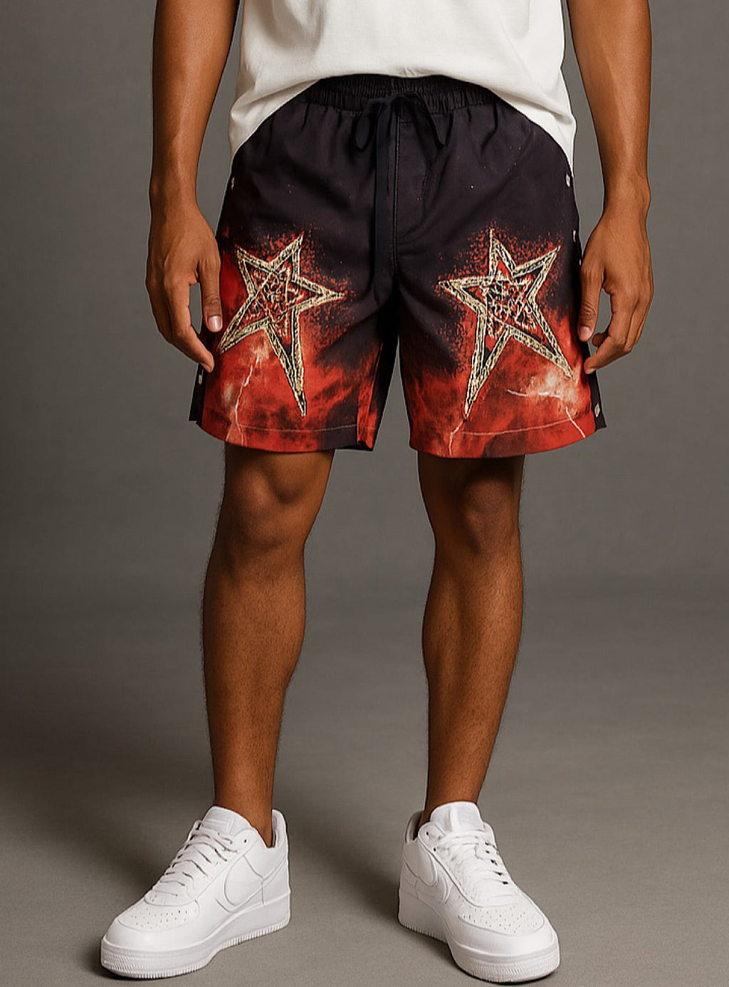 Hudson Outerwear Shorts - Dreamstate Snap Off Nylon - Red - 581B