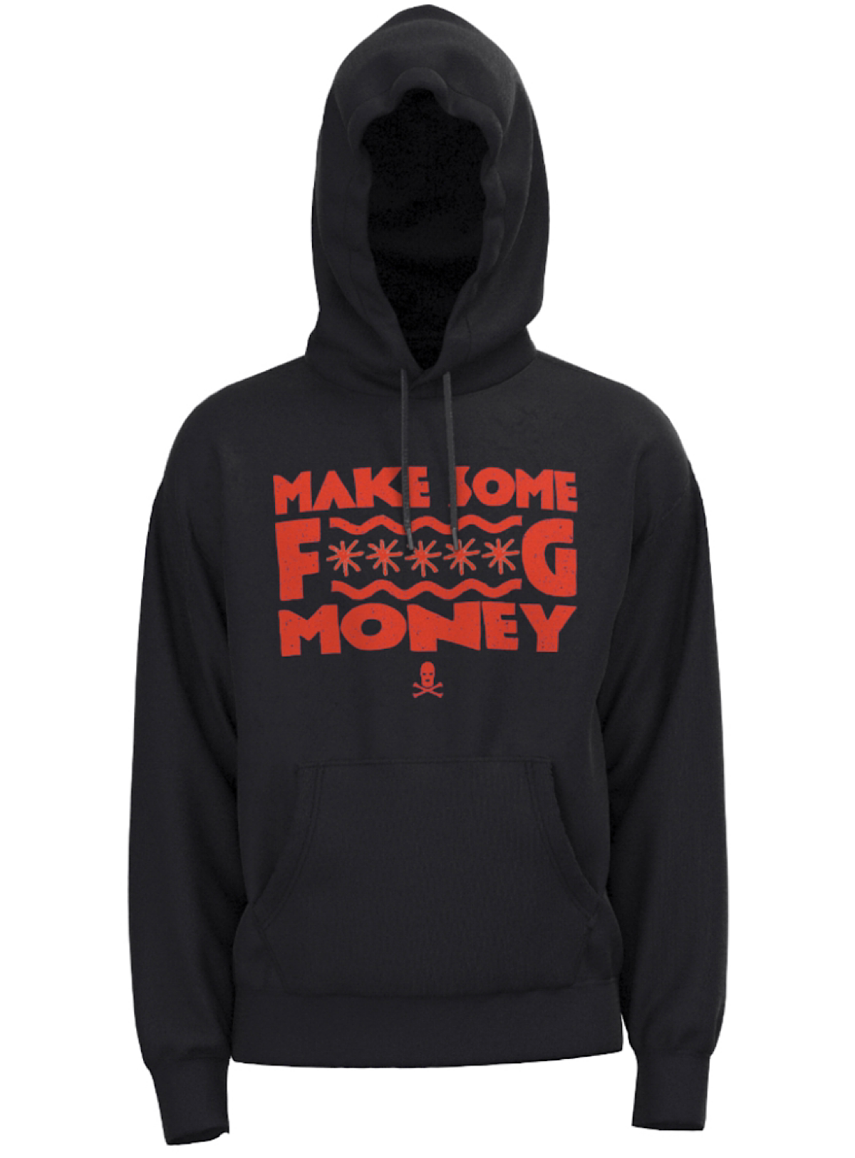 Point Blank Hoodie - Make Some Fcking Money - Black