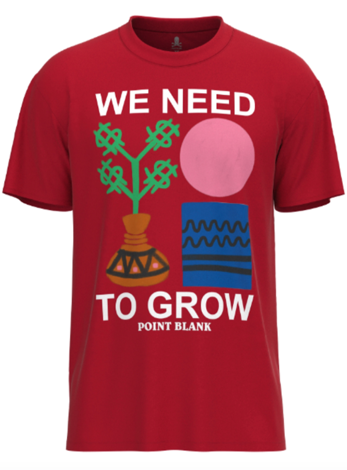 Point Blank T-Shirt - We Need To Grow - Red