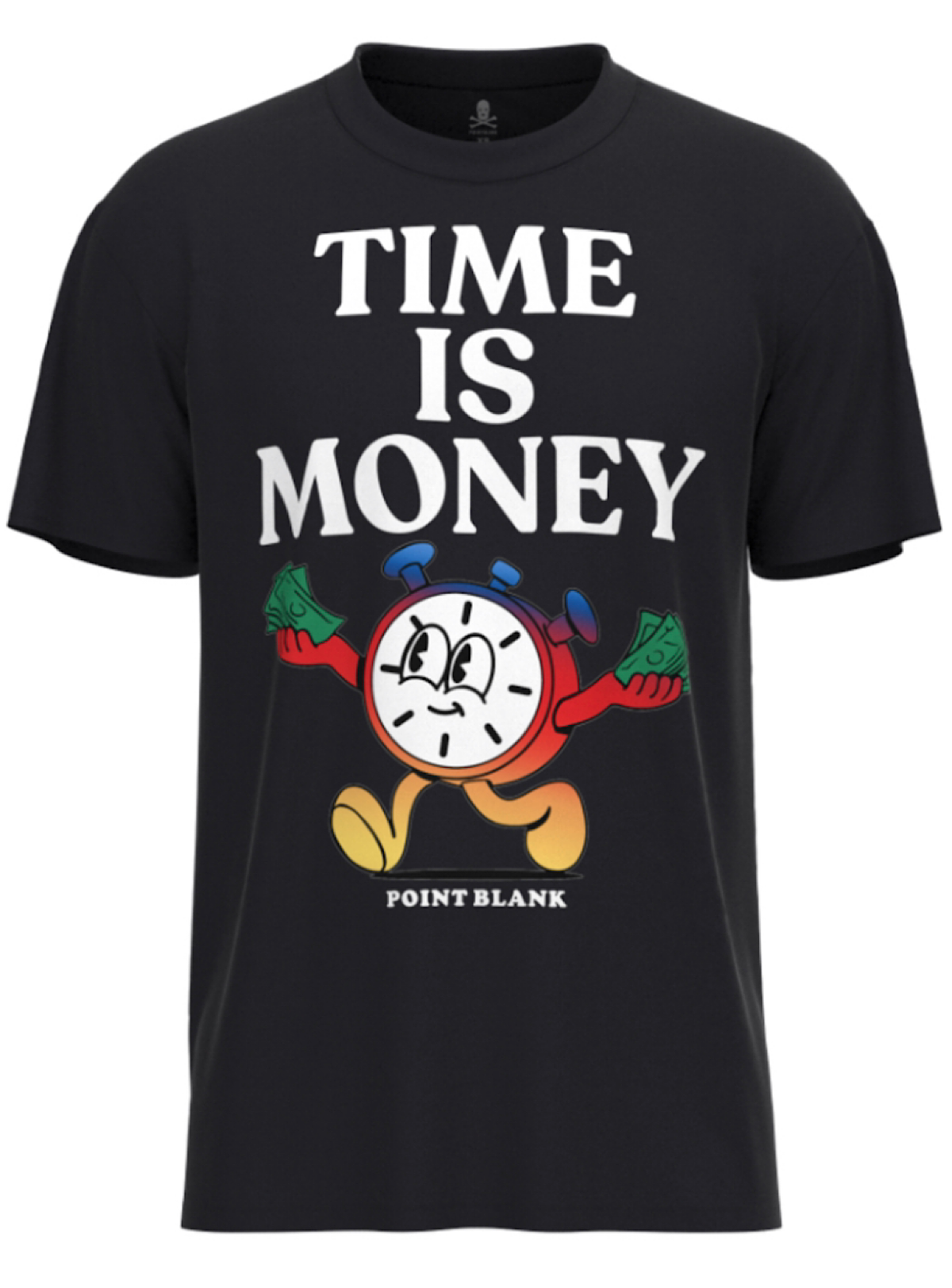Point Blank T-Shirt - Time Is Money - Black