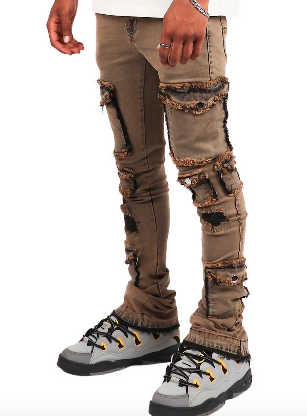 Majestik Jeans - Enzyme Washed Super Stacked - Rust Blue - DL2356