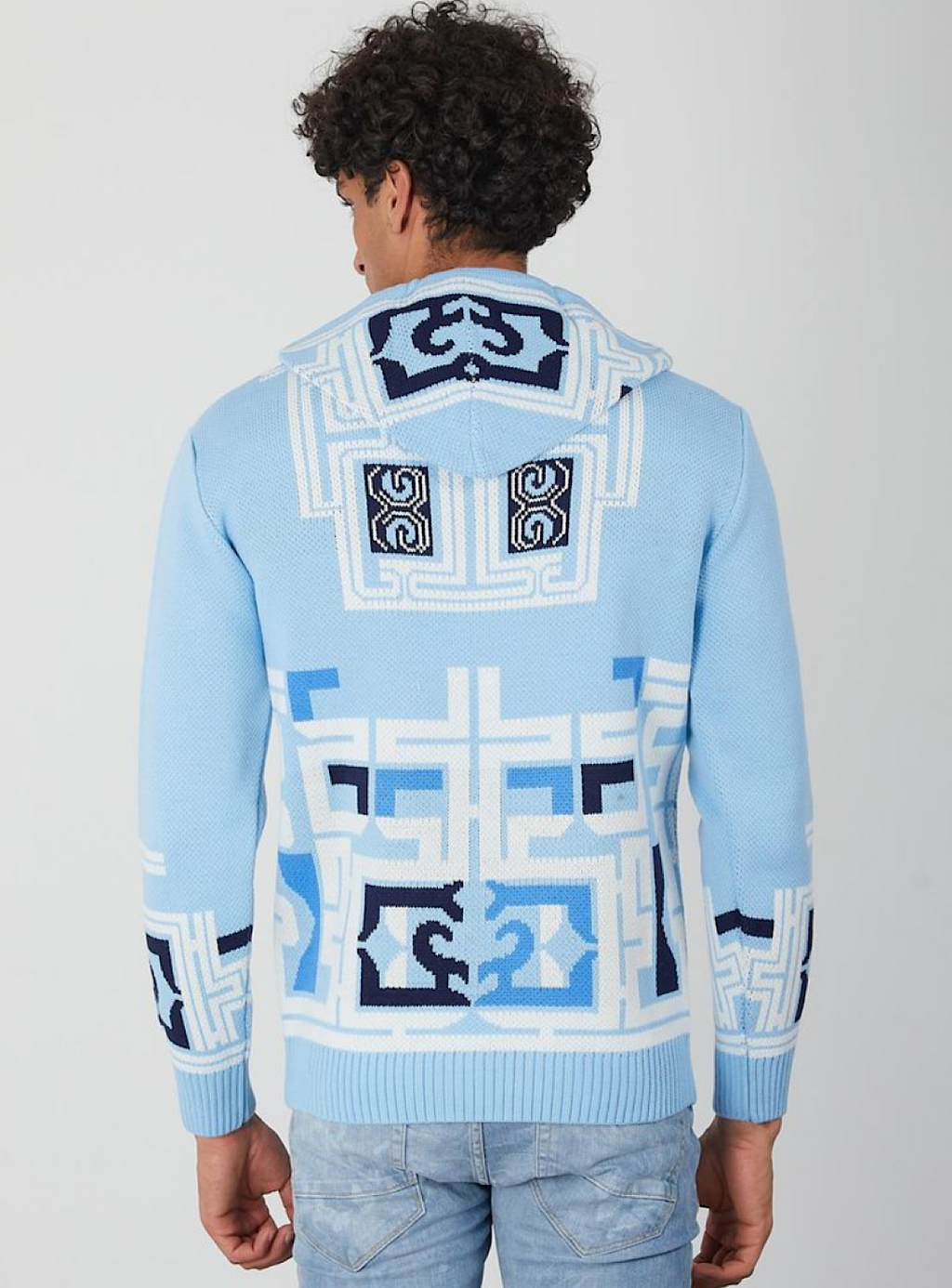 Buyers Choice Hoodie - Kimono - Blue - KG-634