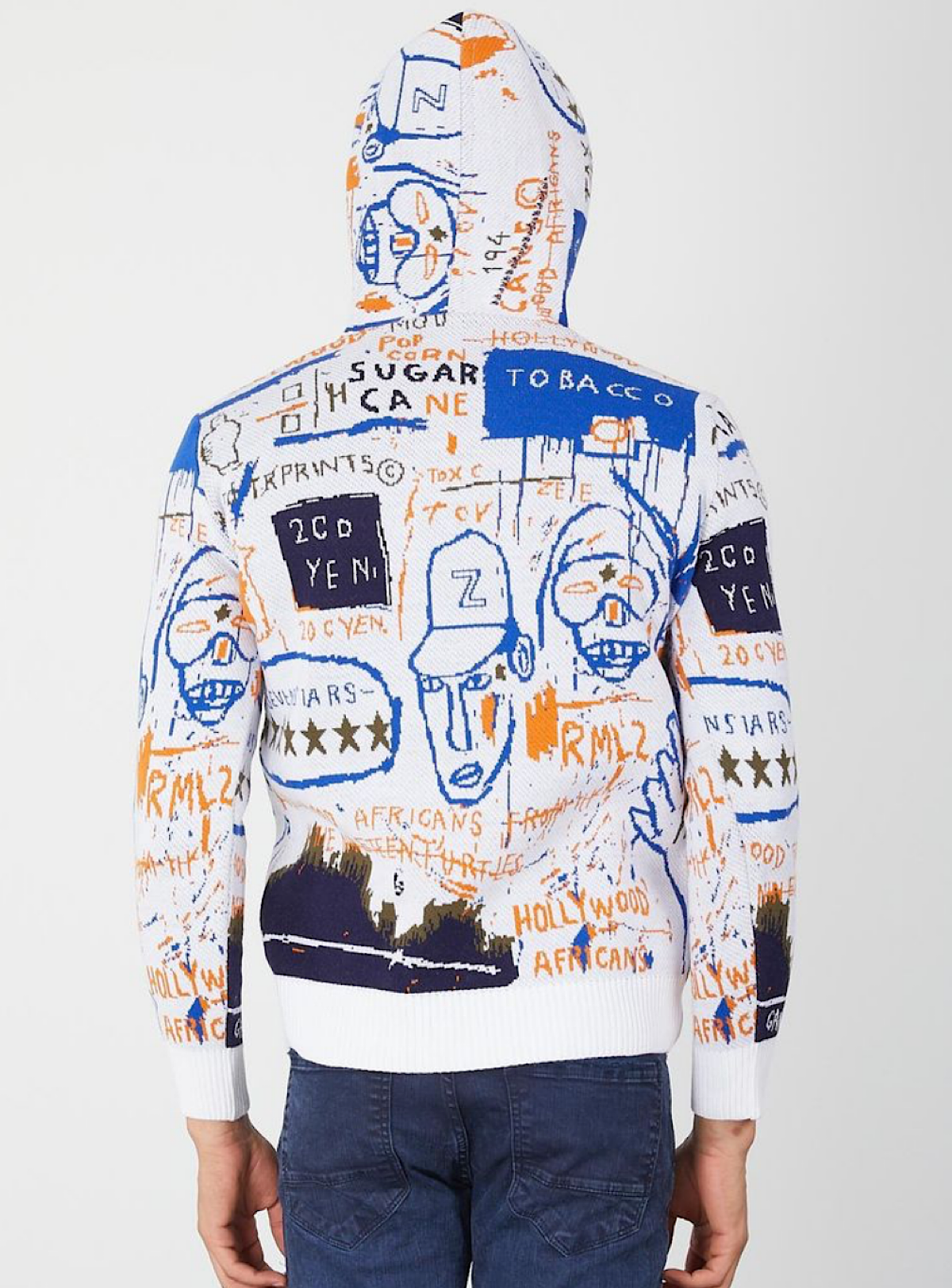 Buyers Choice Hoodie - Streets - White Cotton Multi - KG-617