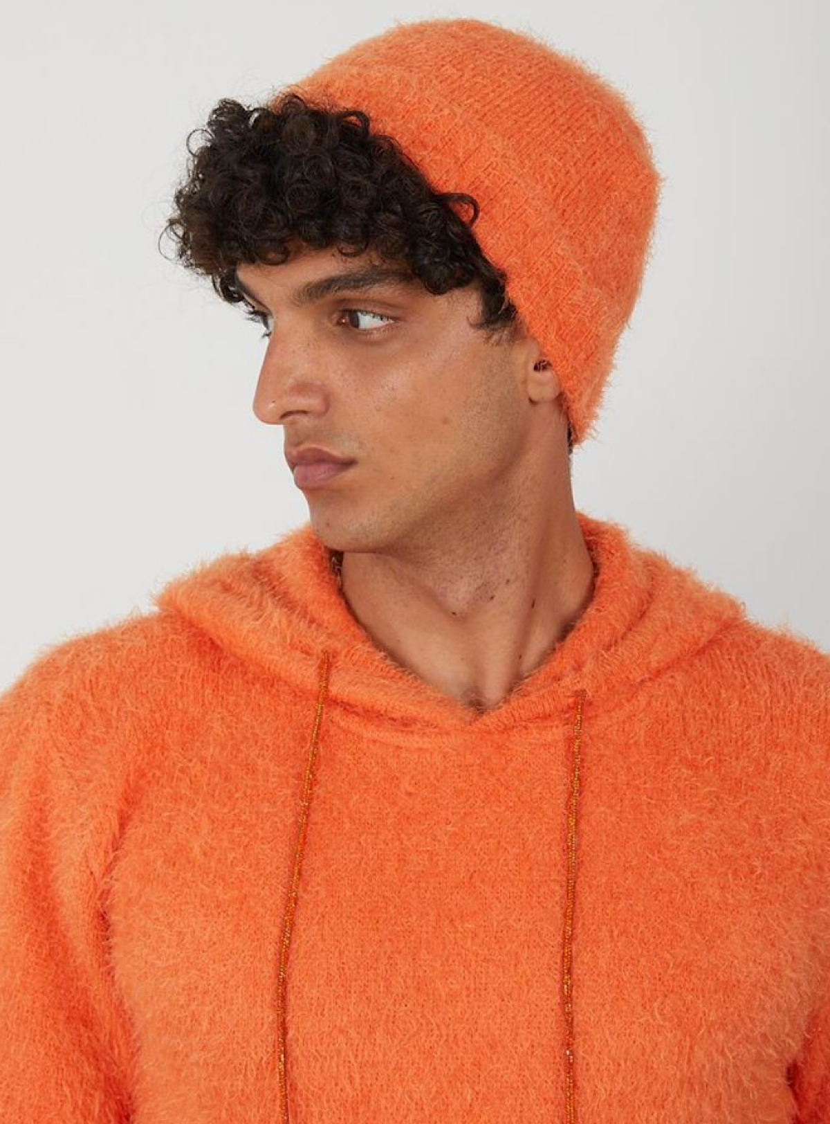 Buyers Choice Hat - Knit Beanie - Orange - KG-641